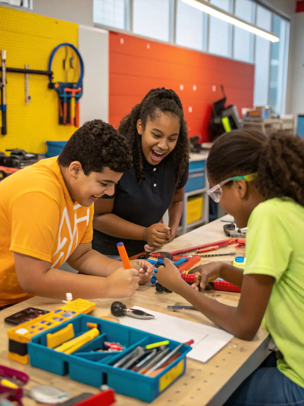 SEGI University students participating in a workshop, emphasizing practical skills and hands-on learning.